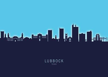 Lubbock Skyline Texas
