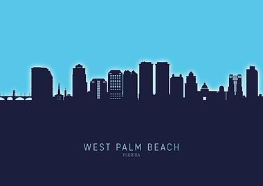 West Palm Beach Skyline
