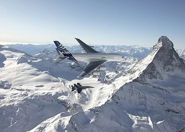 AIRBUS A380 airliner plane