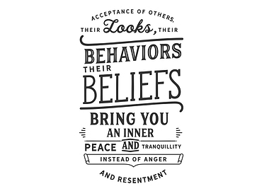 Acceptance of others