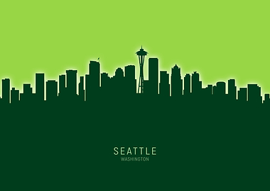 Seattle Skyline Washington