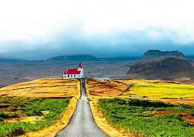 Beautiful Church in Island