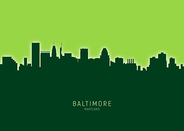 Baltimore Skyline Maryland