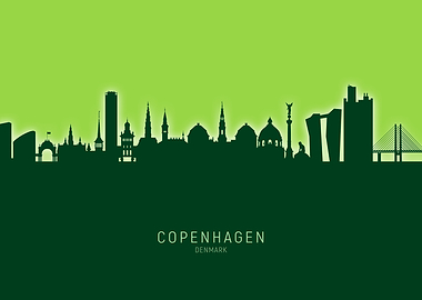 Copenhagen Skyline Denmark