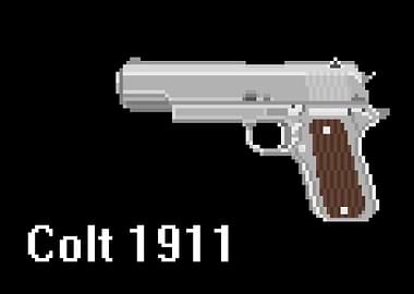 Colt 1911 in PixelArt