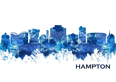 Hampton Virginia Skyline