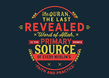 last revealed word Allah