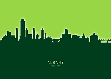 Albany Skyline New York