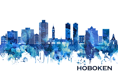 Hoboken New Jersey Skyline