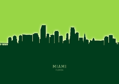 Miami Skyline Florida