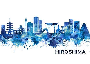 Hiroshima Japan Skyline