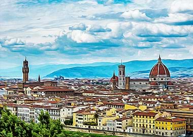 Beautiful view of Florence