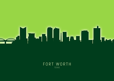 Fort Worth Skyline Texas