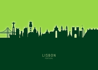 Lisbon Skyline Portugal