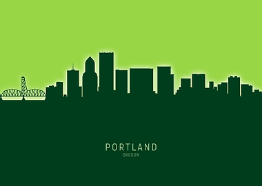 Portland Skyline Oregon