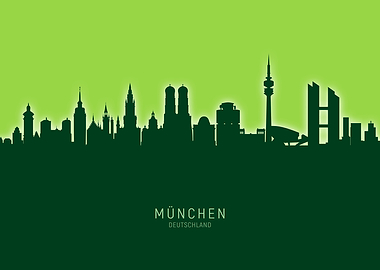 Munich Skyline Deutschland