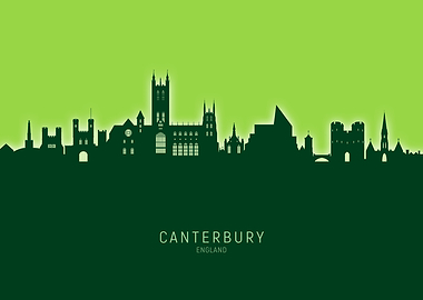Canterbury Skyline England