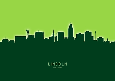 Lincoln Skyline Nebraska