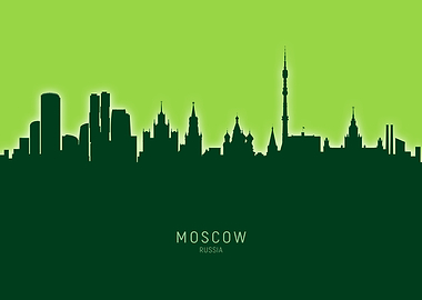 Moscow Skyline Russia