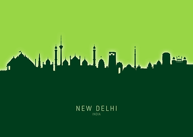 New Delhi Skyline India