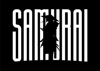 Samurai Silhouette poster