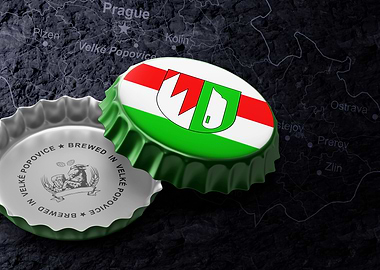 Czech Popovice beer cap