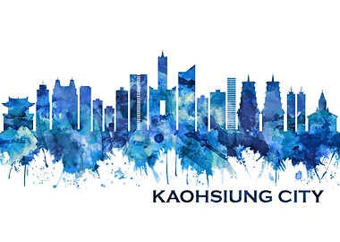 Kaohsiung City Skyline