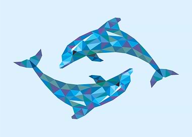 Dolphin Ocean Blue