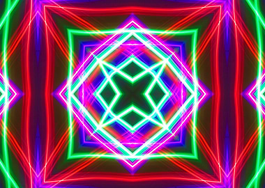 Geometric Neon Lights II