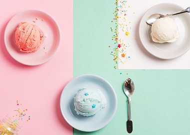 fruit vanilla ice cream