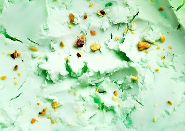 pistachio green ice cream
