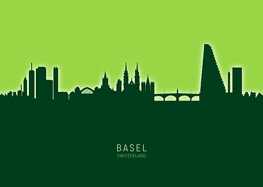 Basel Skyline Switzerland