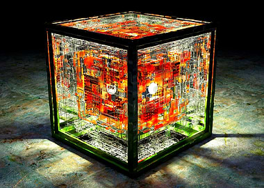 Mysterious Labyrinth Cube