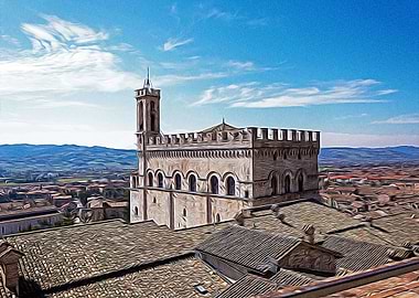 Beautiful view in Gubbio