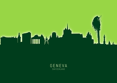 Geneva Skyline Switzerland