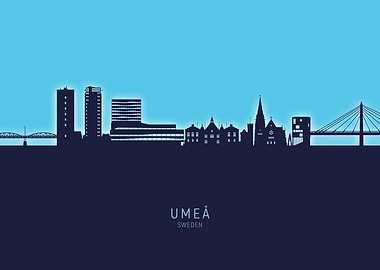 Umea Skyline Sweden