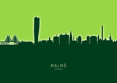 Malmo Skyline Sweden