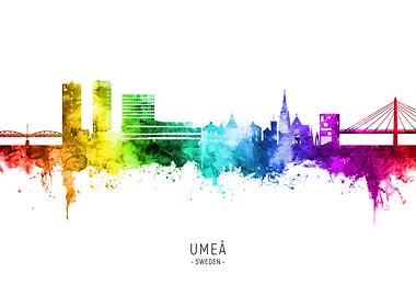 Umea Skyline Sweden