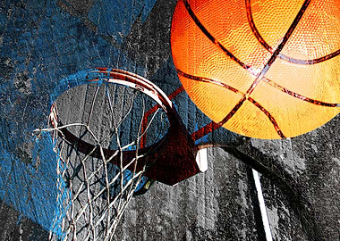 Basketball art swoosh 115