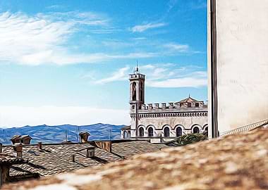 Beautiful view in Gubbio