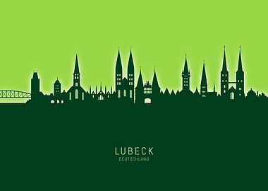 Lubeck Skyline Deutschland