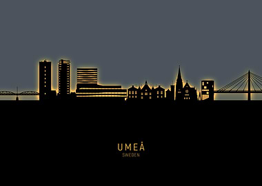 Umea Skyline Sweden