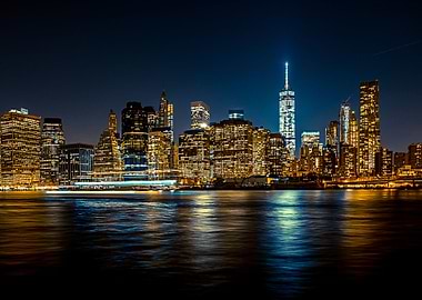 New York City at night