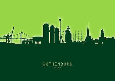 Gothenburg Skyline Sweden