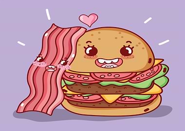 Burger Loves Bacon