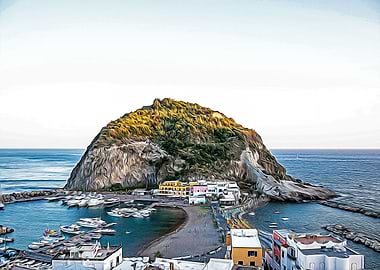 Stunning village on Ischia