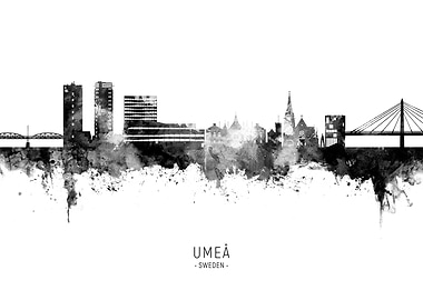 Umea Skyline Sweden