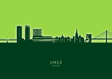 Umea Skyline Sweden