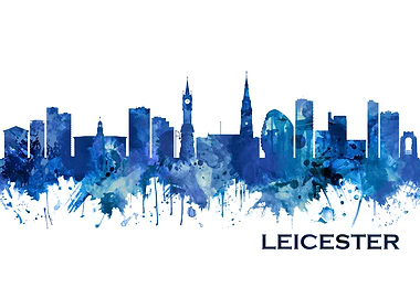 Leicester England Skyline