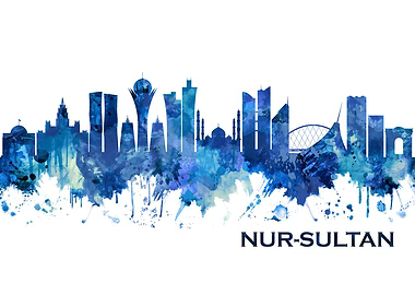 Nur Sultan Skyline Blue